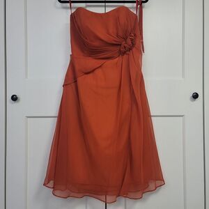 Impression BRIDAL formal rust dress, size 14